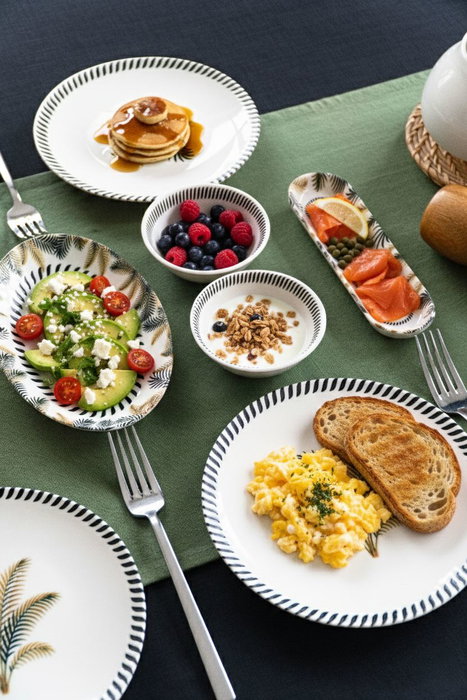 Hermia Set de Desayuno Palmiye 6 Multicolor